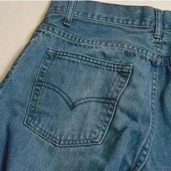Levi's Blue Straight-Leg Jeans Timeless Design - Picture 6 of 10